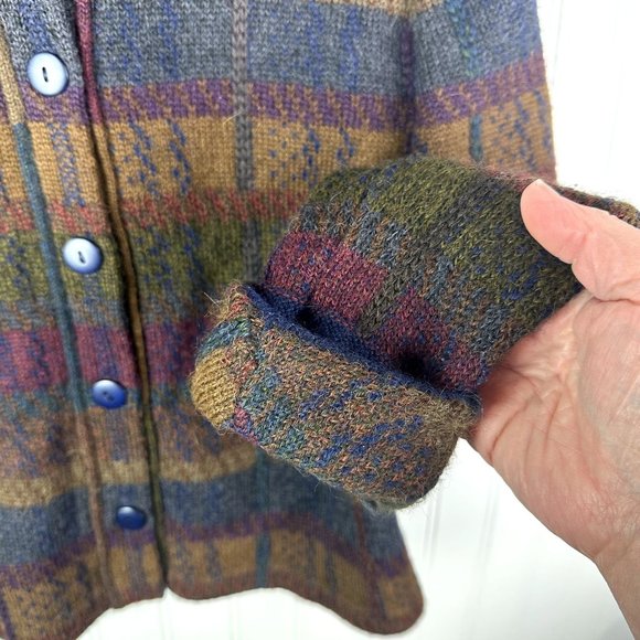 Millma Bolivia Button Up Sweater 100% Alpaca Size Small - Picture 5 of 6
